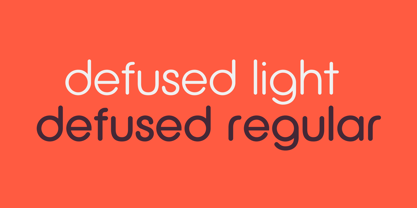 Defused Font Poster 3
