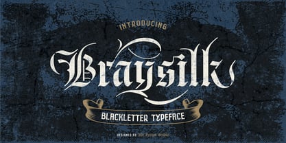 Braysilk Font Poster 1