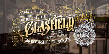 Nightson Font Poster 6