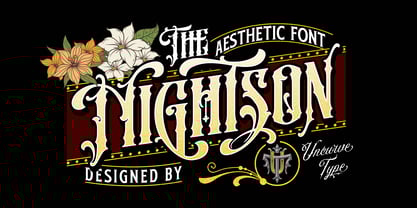 Nightson Font Poster 1