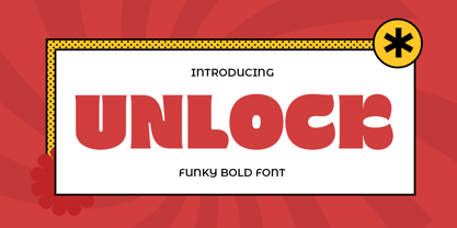 Unlock Font Poster 1