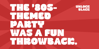 Unlock Font Poster 8