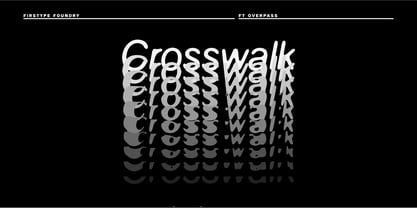 FT Overpass Font Poster 5