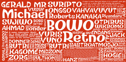 Midzone Font Poster 2