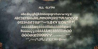 Midzone Font Poster 5