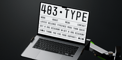 403 Malno Font Poster 14