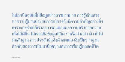 Prachak Font Poster 4