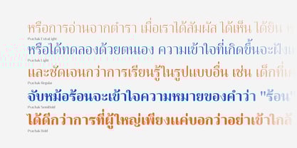Prachak Font Poster 3