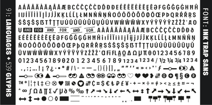 Ink Trap Sans Variable Font Poster 2