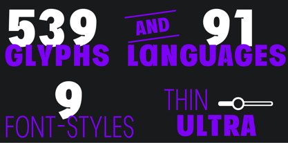 Ink Trap Sans Variable Font Poster 5