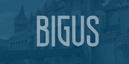 Bigus Font Poster 1