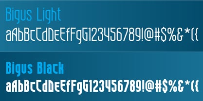 Bigus Font Poster 3