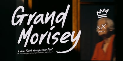 Grand Morisey Font Poster 1