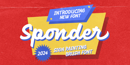 Sponder Font Poster 1