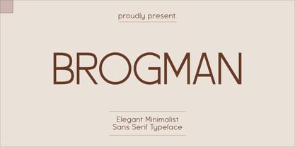 Brogman Font Poster 1