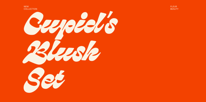 Metzel Script Font Poster 2