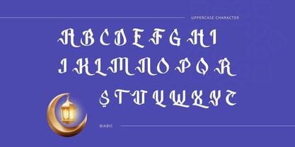 Biabic Arabic Font Poster 3