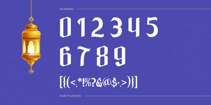 Biabic Arabic Font Poster 8