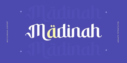 Biabic Arabic Font Poster 6