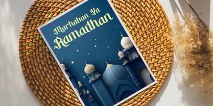 Biabic Arabic Font Poster 7