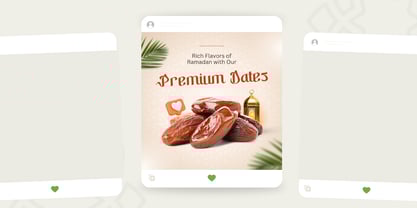 Biabic Arabic Font Poster 4