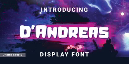 D Andreas Font Poster 1