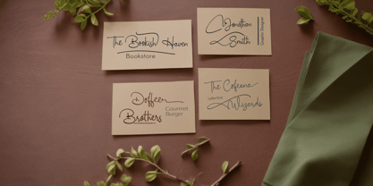 Whimsical Rose Font Poster 8