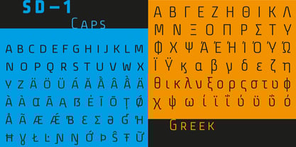 SD one Font Poster 11