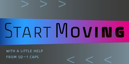 SD one Font Poster 5