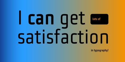 SD one Font Poster 3