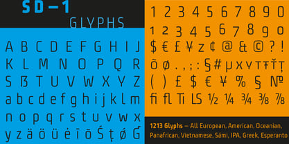 SD one Font Poster 10