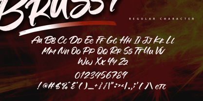 Brassy Font Poster 10