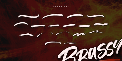 Brassy Font Poster 12