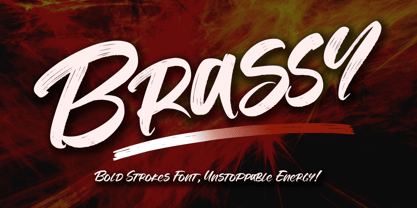 Brassy Font Poster 1