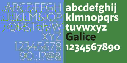 Galice Variable Font Poster 6