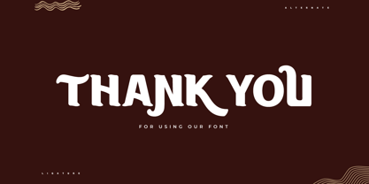 Think Farush Font Poster 11