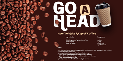 Think Farush Font Poster 2