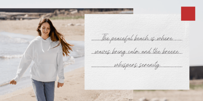 Cherish You Font Poster 2