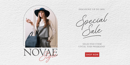 Cherish You Font Poster 5