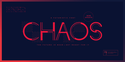 Chaos Font Poster 1