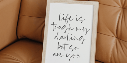 Apricote Smoothie Font Poster 2