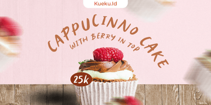 Caramel Sauce Font Poster 5