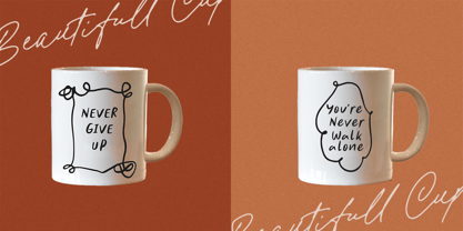 Caramel Sauce Font Poster 6