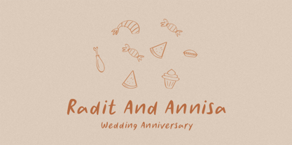 Caramel Sauce Font Poster 8