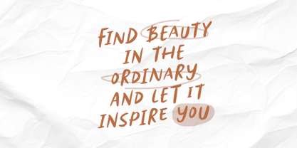 Caramel Sauce Font Poster 2