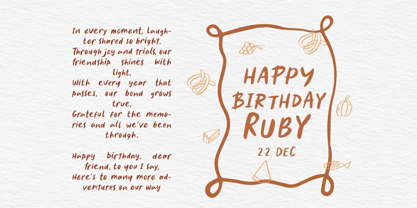 Caramel Sauce Font Poster 4