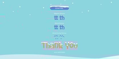 Frozen Caps Font Poster 12