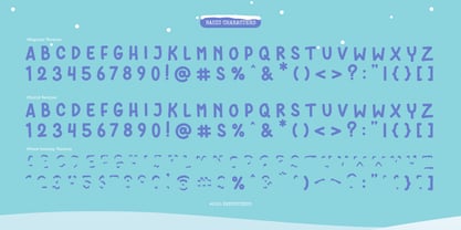 Frozen Caps Font Poster 10