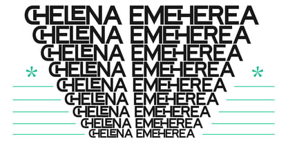 Chageria Font Poster 2