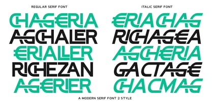 Chageria Font Poster 8